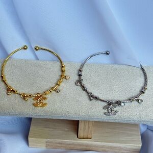 Gold and Silver Women's Charm Bracelets